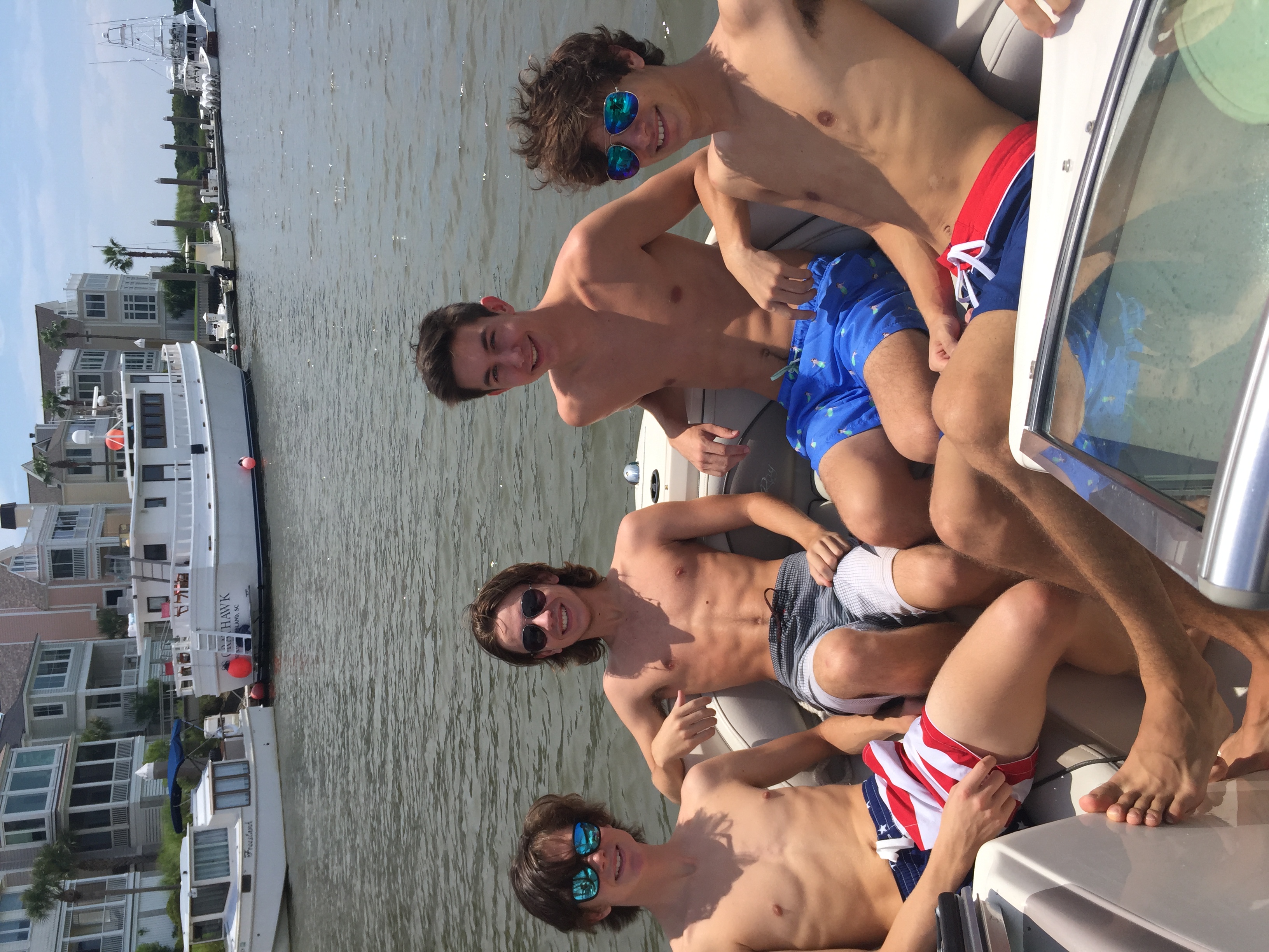 boys on a boat